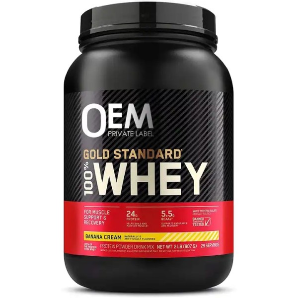 Pure Whey Protein Powder for Bodybuilding Sport Nutrition Supplement with Isolate Concentrate Hydrolysate for Adults