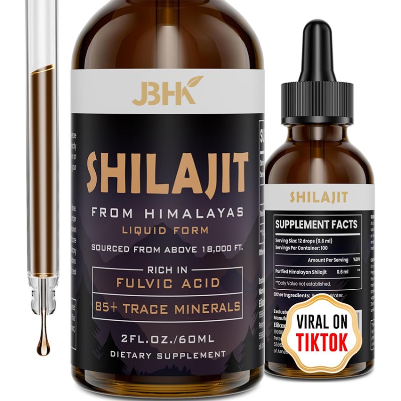 OEM/ODM Himalayan Shilajit Supplements Drops Oral Liquid with Minerals Fulvic Acid Magnesium Zinc for Adults and Teenagers