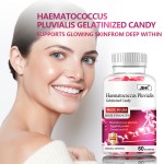 OEM/ODM Haematococcus Pluvialis Gelatinized Collagen Gummies Biotin Zinc Vitamin C E Infused Candy Nutrition Boosting Collagen