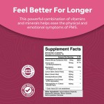 OEM/ODM Vegan Chaste Berries Capsules Vitamin B & Magnesium Supplement for Adult Women Organic PMS Relief and Balance