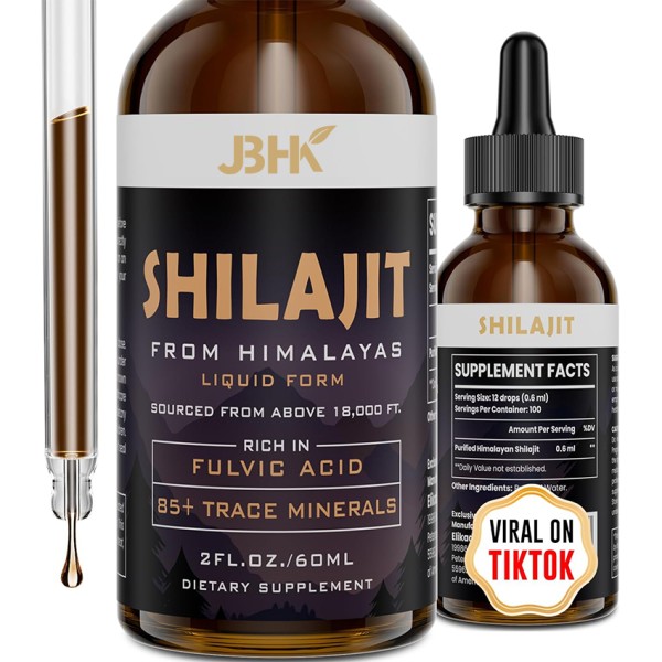 OEM/ODM Himalayan Shilajit Supplements Oral Liquid Drops Natural Resin Rich in Minerals Fulvic Acid Magnesium Zinc for Adults