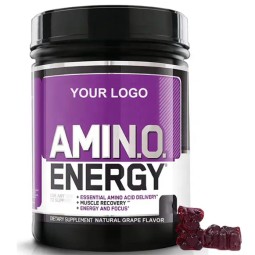 Energize Pre-Workout Gummies Free Energy Supplement for Adults Increase Endurance and Gym Energy with Rhodiola B12 Vitam