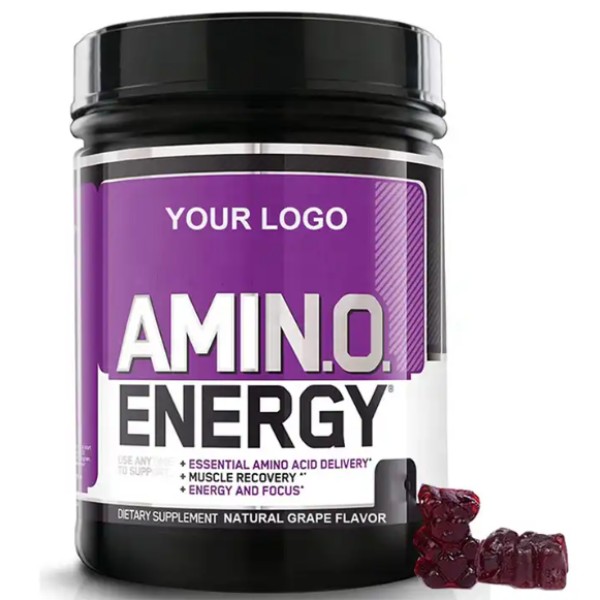 Energize Pre-Workout Gummies Free Energy Supplement for Adults Increase Endurance and Gym Energy with Rhodiola B12 Vitam