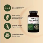 OEM/ODM Berberine Supplement Ceylon Cinnamon Hydrochloride Capsules Healthy Glucose Metabolism for Adults Beauty Products