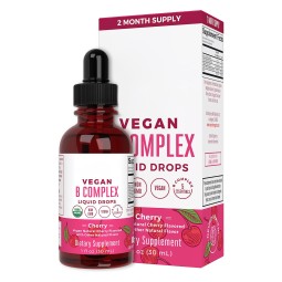OEM Private Label Vegan B Complex Drops Custom Logo Health Supplement for Adults Oral Liquid Dosage Not Applicable for Children