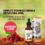 New Arrival Oral Liquid Methylcobalamin B12 Vitamin Supplement 5000 mcg Energy Mood Metabolism Increase for Adults Natural B