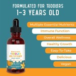 OEM Customizable Organic Multivitamin Drops Private Label Health Supplement for Adults and Toddlers Oral Liquid Dosage