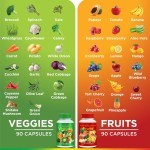 Best-Selling Super Vitamin Fruit and Vegetable Capsules Top Healthcare Supplement on the Market