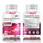 OEM/ODM Haematococcus Pluvialis Gelatinized Collagen Gummies Biotin Zinc Vitamin C E Infused Candy Nutrition Boosting Collagen