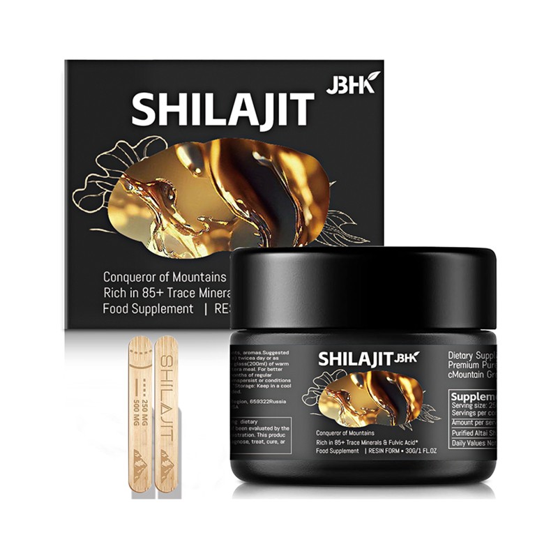 OEM/ODM Himalayan Organic Shilajit Resin Rich in Trace Minerals for Adult Immunity System Hot Sell 50g/30g Pure Shilajit