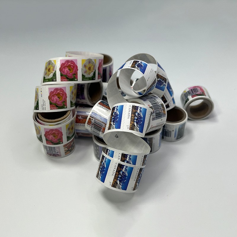 邮票贴纸厂家 - 加拿大2024花卉郁金香雏菊设计永久邮票