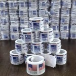 邮票贴纸厂家 - 防水国旗永久100张卷办公用