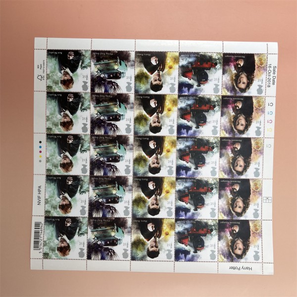 邮票贴纸厂家 - 英国一类邮件25片魔法世界灵感赫敏手工