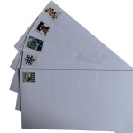 邮票信封厂家 - 多样款式冬景爱情郁金香心形水果100枚