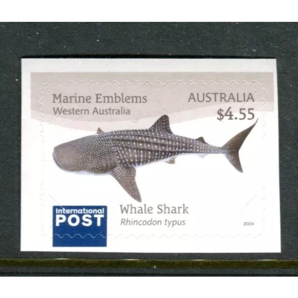 国际邮票厂家 - 2024海洋徽章未使用4.55美元国际小本票