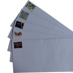 邮戳信封厂家 - 多款式动物风景爱情水果蔬菜100枚