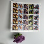 邮票贴纸厂家 - 防水25片英国漫画风格剪贴簿用