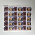 邮票贴纸厂家 - 防水25片英国漫画风格剪贴簿用