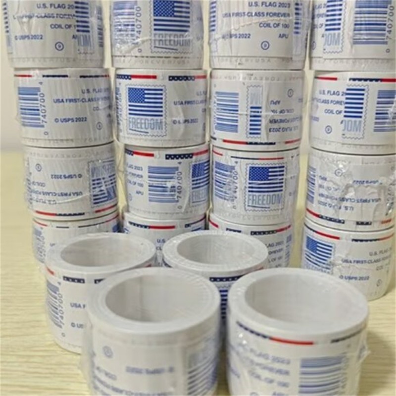 邮票贴纸厂家 - 防水国旗永久100张卷办公用