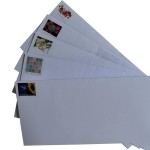 邮戳信封厂家 - 多款式动物风景爱情水果蔬菜100枚