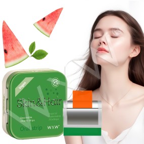Biotin Oral Strips Factory - Custom Designed Vegan Watermelon Beauty Biotin
