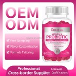 益生菌软糖厂家 - 可定制无糖纯素女性500亿CFU10菌株