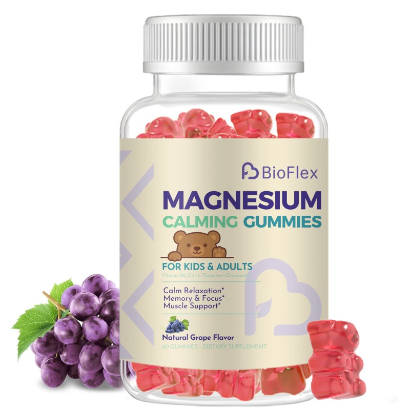 儿童助眠软糖厂家 - 代工私模天然抓握味无褪黑素B6 D3