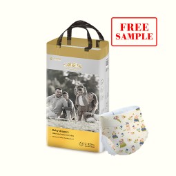 婴儿纸尿裤工厂 - 弹性腰围魔术贴定制印花训练