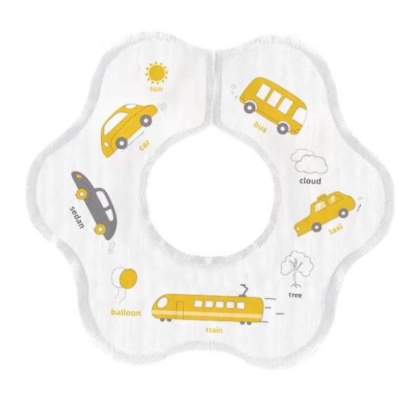 婴儿围兜厂家 - 卡通设计柔软亲肤代工ODM一次性口水巾