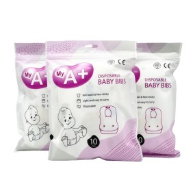 Baby Bibs Manufacturer - Disposable Wholesale Non Woven Custom Design Newborn Baby Bib