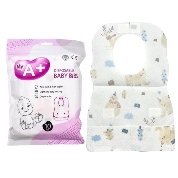 Baby Bibs Manufacturer - High Quality Super Soft Disposable More Convenient Nonwoven Eating
