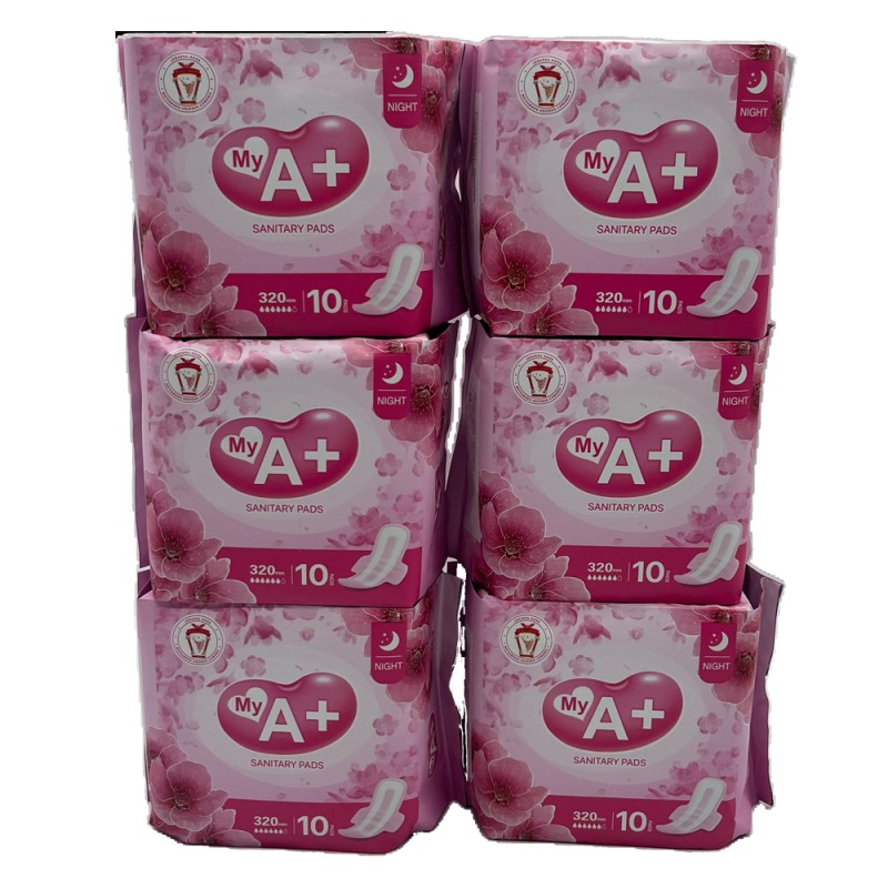 Sanitary Pads Manufacturer - 320mm Girls Pad Customization Logo Super Absorbent Women