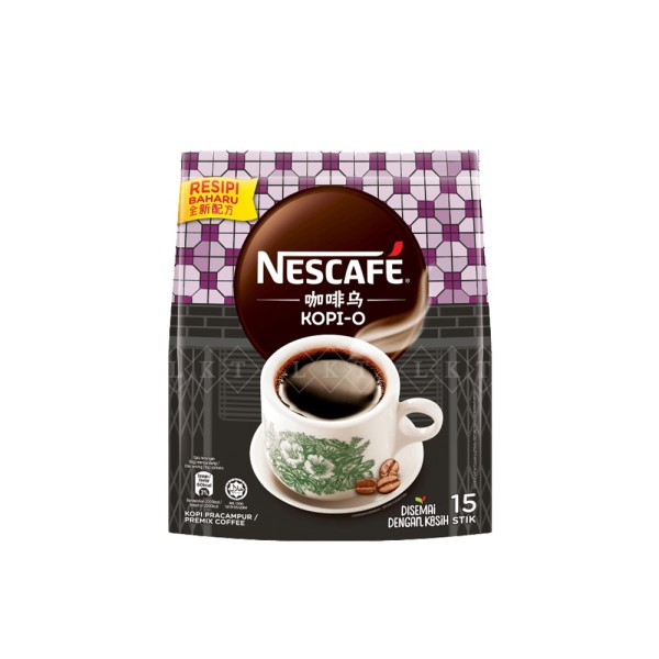 速溶咖啡厂家 - Nescafe黑咖啡条装16克15条雀巢清真马来西亚饮料