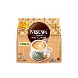 速溶咖啡厂家 - Nescafe白咖啡条装33克15条雀巢清真马来西亚饮料