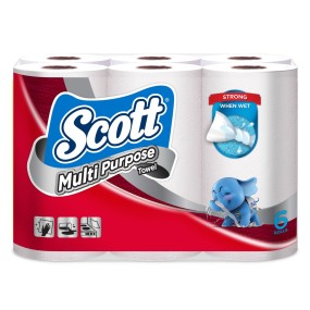 Kitchen Paper Manufacturer - Wholesale Export Scott Kitchen Paper Roll Regular 55S X 6R