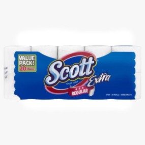 卫生纸厂家 - 出口品质Scott特级浴室常规180张x20卷