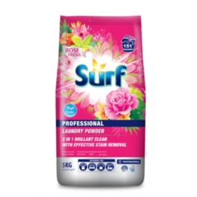 洗衣粉厂家 - 批发Surf Pro玫瑰清新5公斤