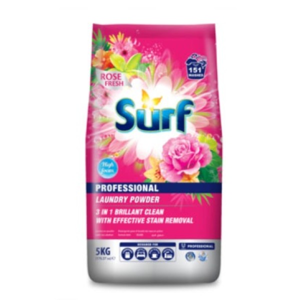 洗衣粉厂家 - 批发Surf Pro玫瑰清新5公斤