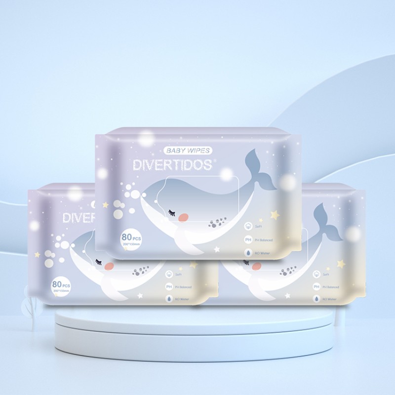 婴儿湿巾供应商 - 手脸护理柔软定制一次性OEM
