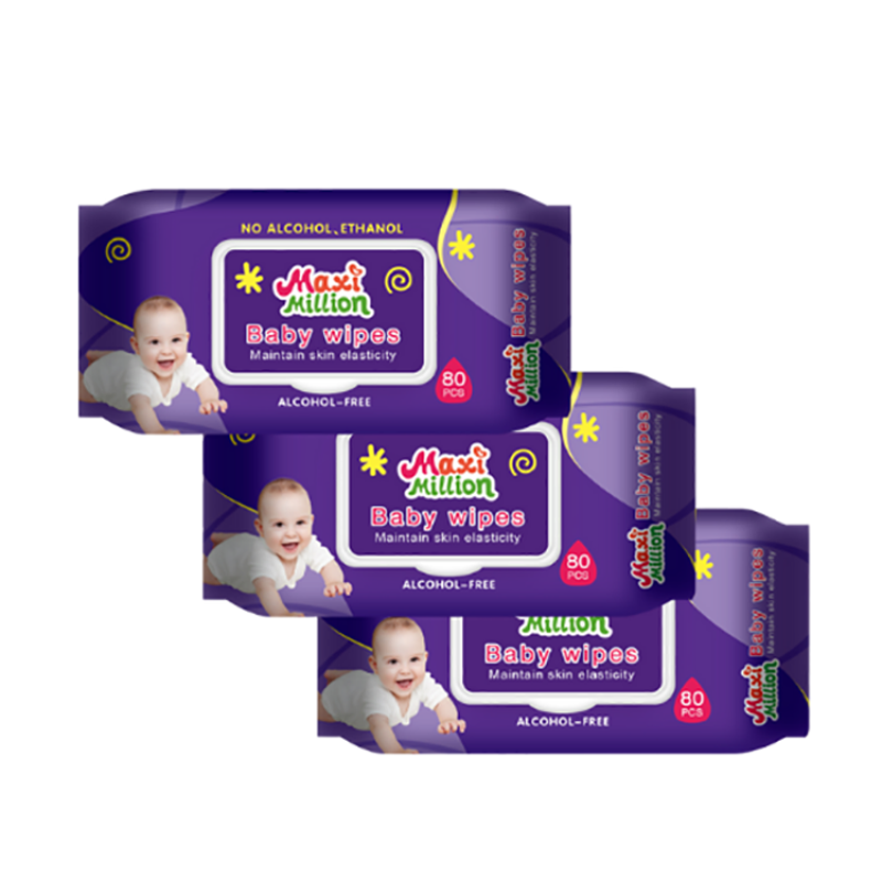 婴儿湿巾工厂 - 中国生产商纯净水可冲散水