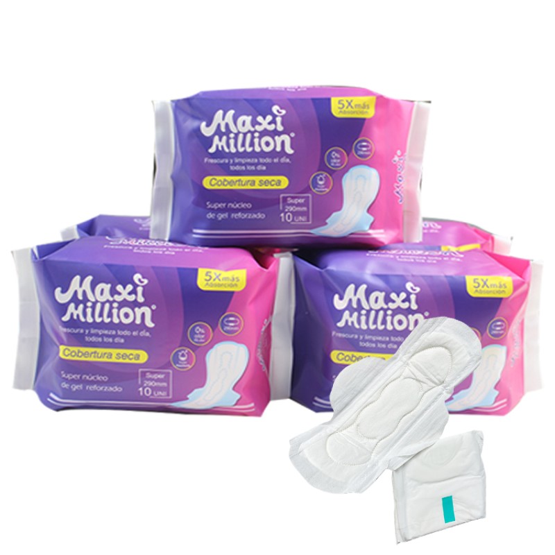 卫生巾工厂 - OEM ODM敏感纯白可降解棉柔