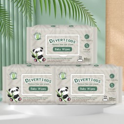 婴儿湿巾工厂 - OEM ODM一次性竹水天然有机
