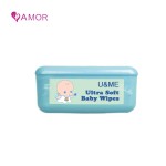 婴儿湿巾工厂 - 热销柔嫩盒装一次性