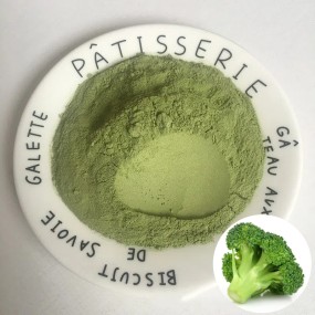 D033P Factory Manufacturing Dehydrated Broccoli Flower Powder Herbal Vegetable Powder Wholesale Ad Drying Process