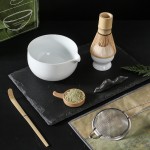 MS01 Custom 4/7pcs Matcha Kit Set Bamboo Whisk for Tea Matcha Traditional Matcha Whisk and Bowl Set