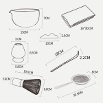 MS01 Custom 4/7pcs Matcha Kit Set Bamboo Whisk for Tea Matcha Traditional Matcha Whisk and Bowl Set