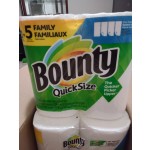 Paper Towels Manufacturer - Bounty 2-Ply White 8 Family Rolls 20 Regular Rolls Wholesale