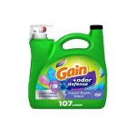 洗衣液厂家 - 最新库存Gain除味液清新冲击154盎司107次