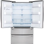 冰箱厂家 - 最新到货4门法式智能27.8立方英尺不锈钢太阳能