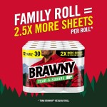 Paper Towels Manufacturer - Reasonable Price Brawny Tear-A-Square 12 Family Rolls 30 Regular